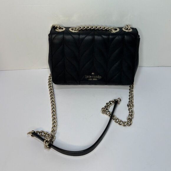 Kate Spade Briar Lane Quilted Leather Mini Emelyn Crossbody Bag Womens Designer - Picture 2 of 7